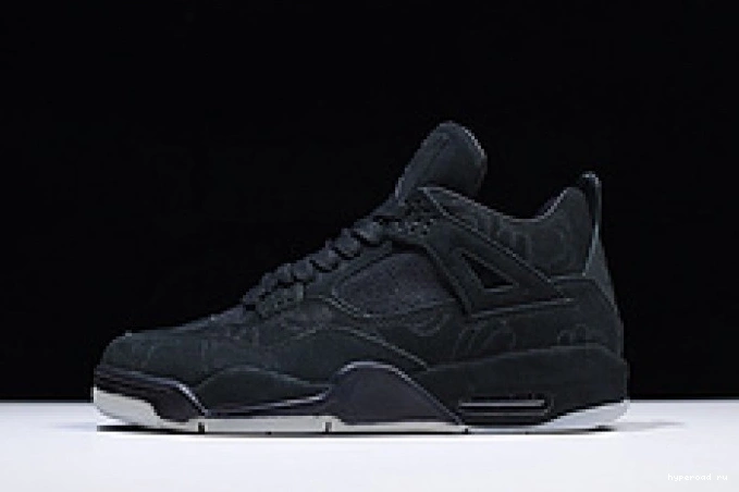 kaws 4 black Nike Jordan 930155 001 Air retro 0807